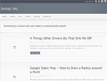 Tablet Screenshot of jomacinc.com